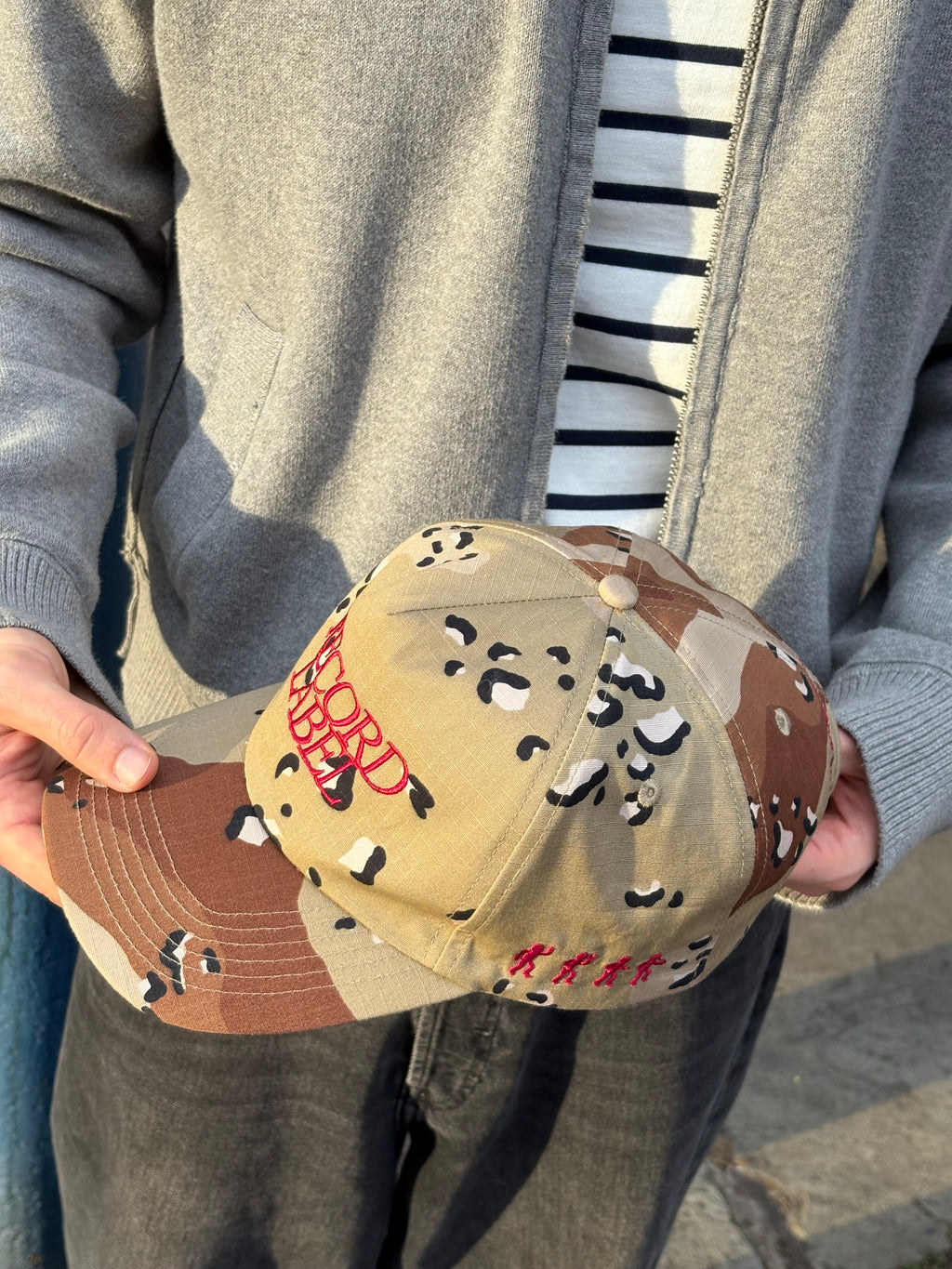 Nylon Desert Camo Cap