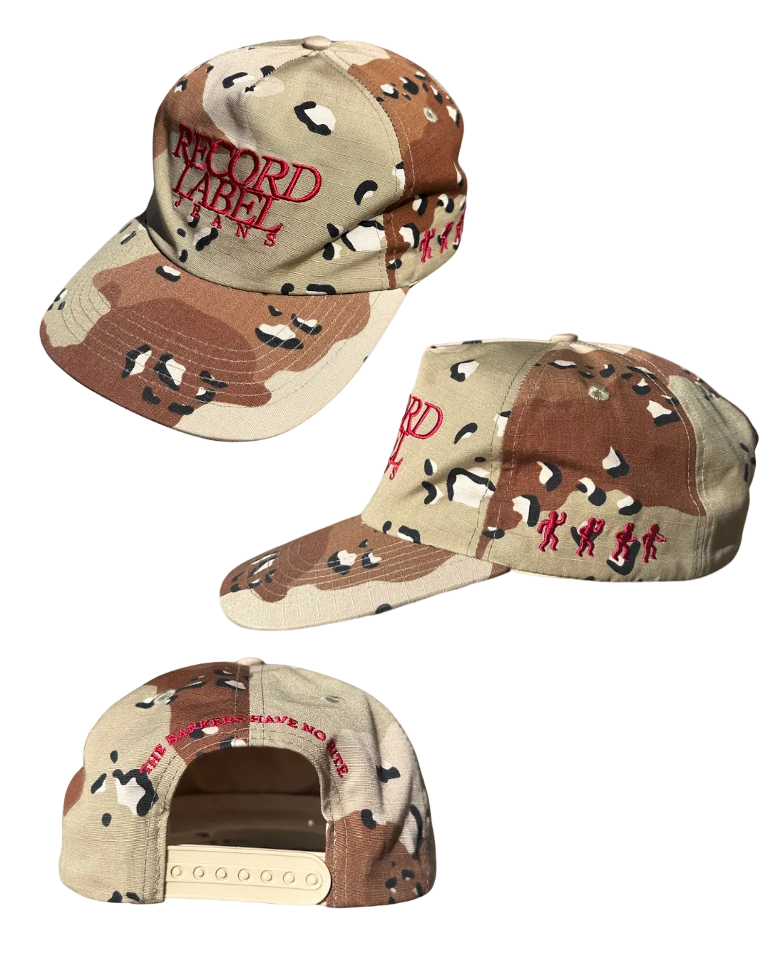 Desert Camo 5 Panel Nylon Cap
