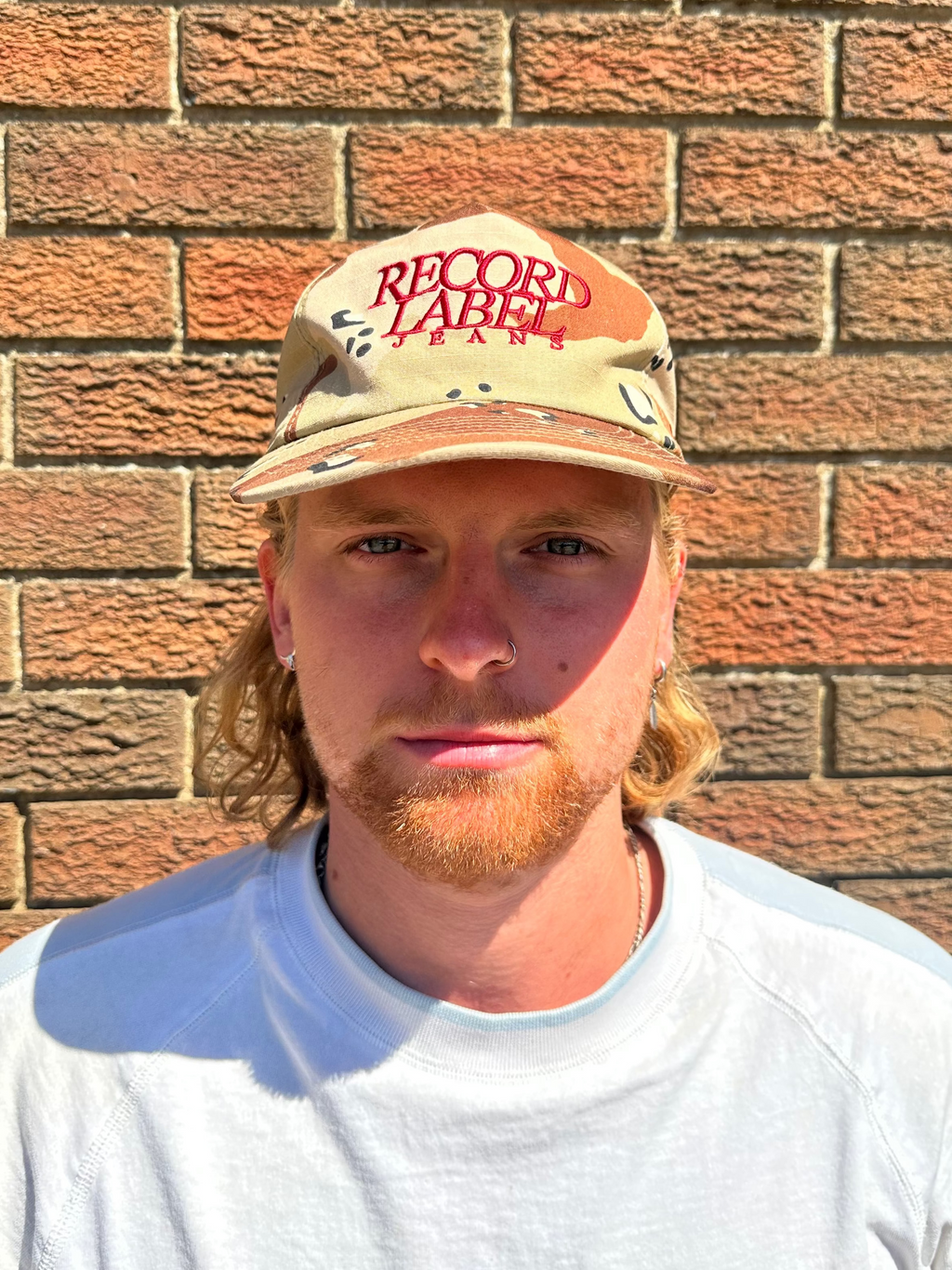 Desert Camo 5 Panel Nylon Cap